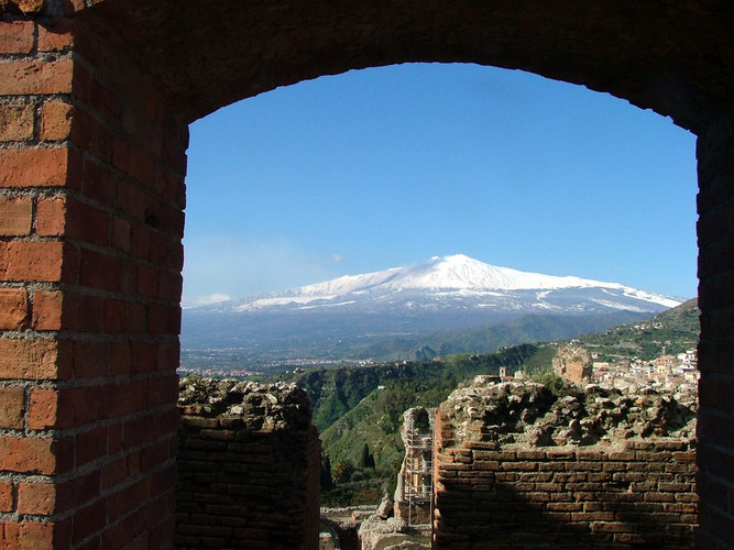 Taormina im März 2005