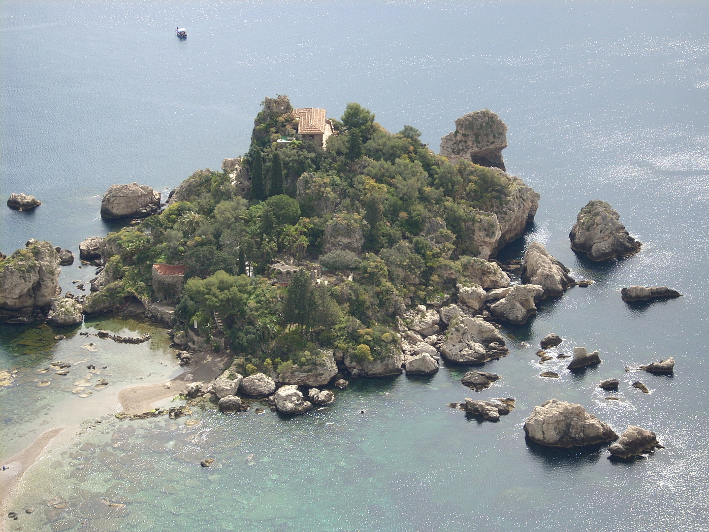 Taormina, Isola Bella, (Sizilien)