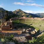 Taormina - Theatro Greco im Abendlicht