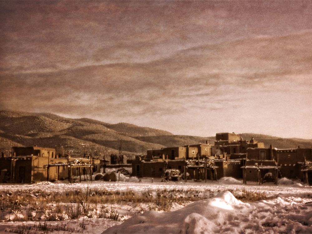 Taos Pueblo im Dezember 1965 