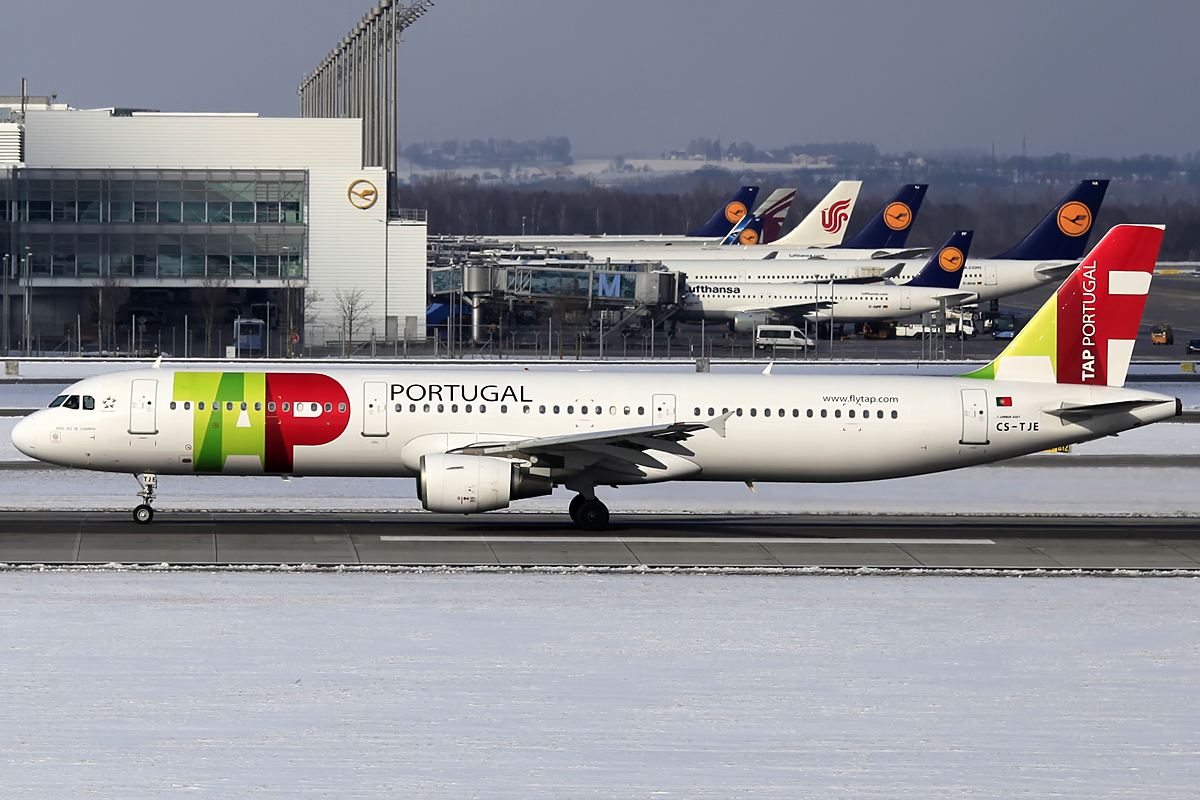 TAP Air Portugal Airbus A321 - Munich Airport am 09.02.2013