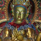 Tara image in Kumbum Pagoda Gyantse