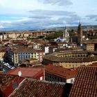 Tarazona: plaza de toros, catedral y rio Queiles