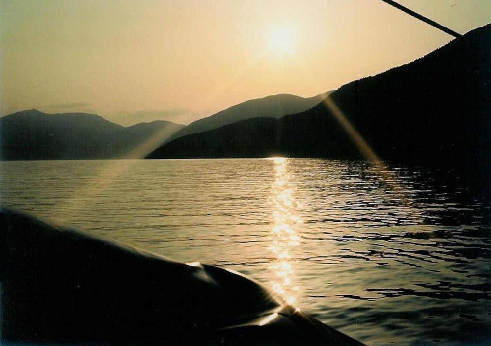 Tard le soir sur le Sognefjord