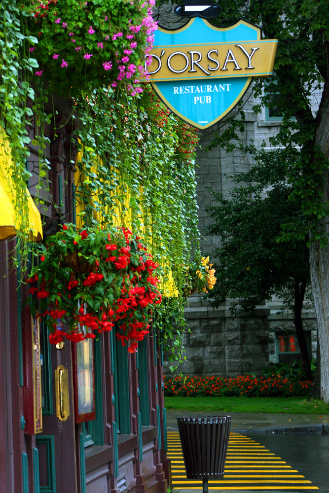 ... Tarde de lluvia en Quebec City ...