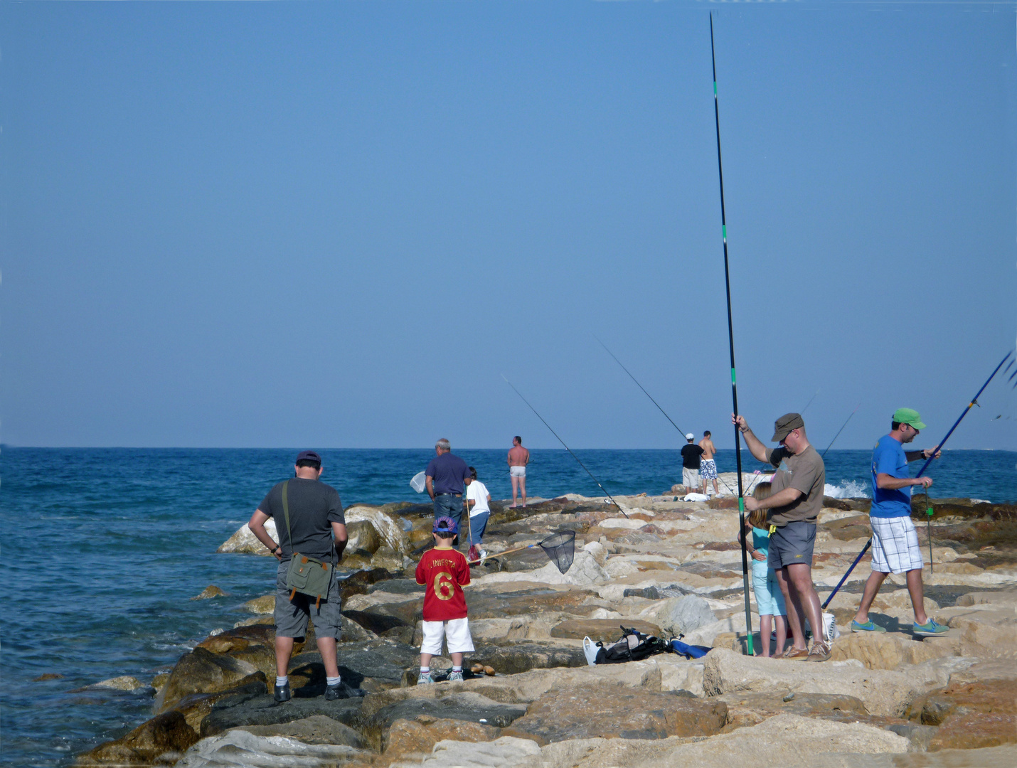 Tarde de pesca - El Campello - Alicante - Mayo 2010