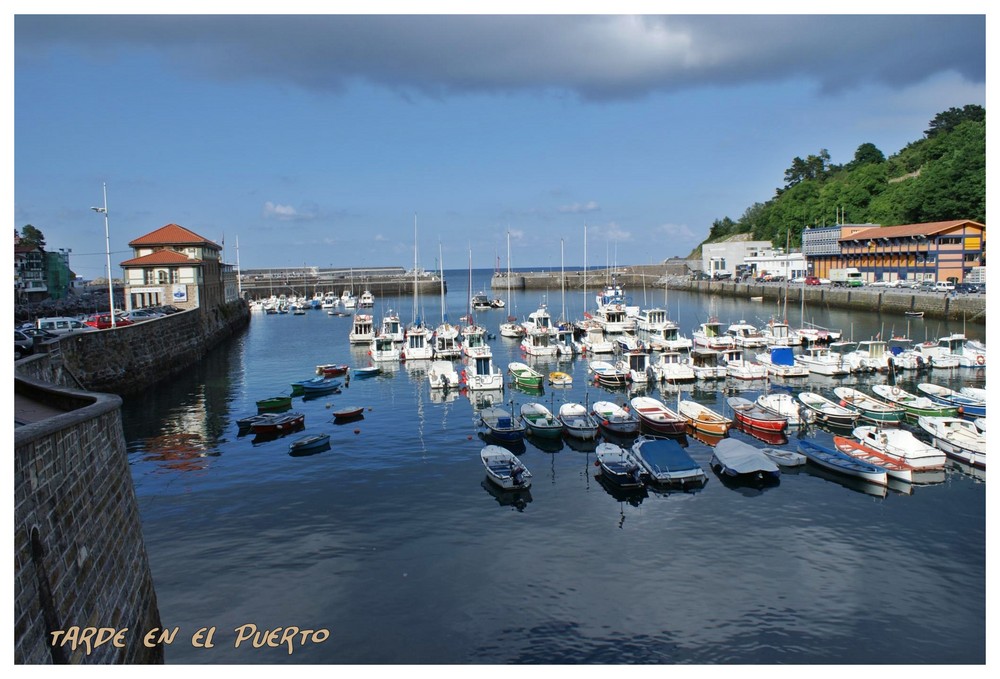 tarde en el puerto