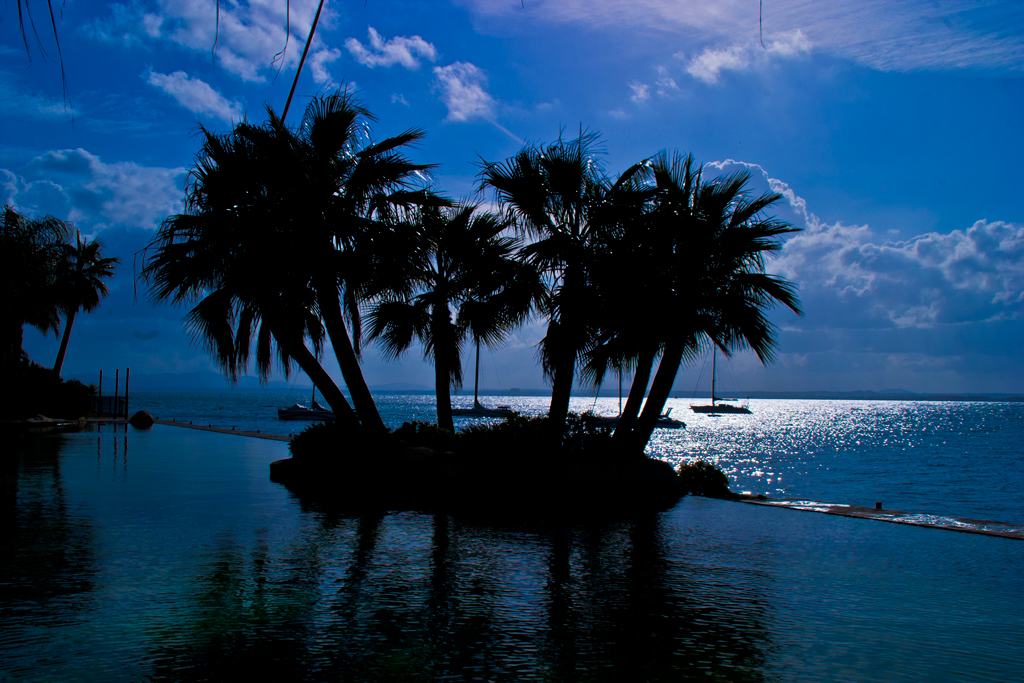 Tardecer azul en el Botel