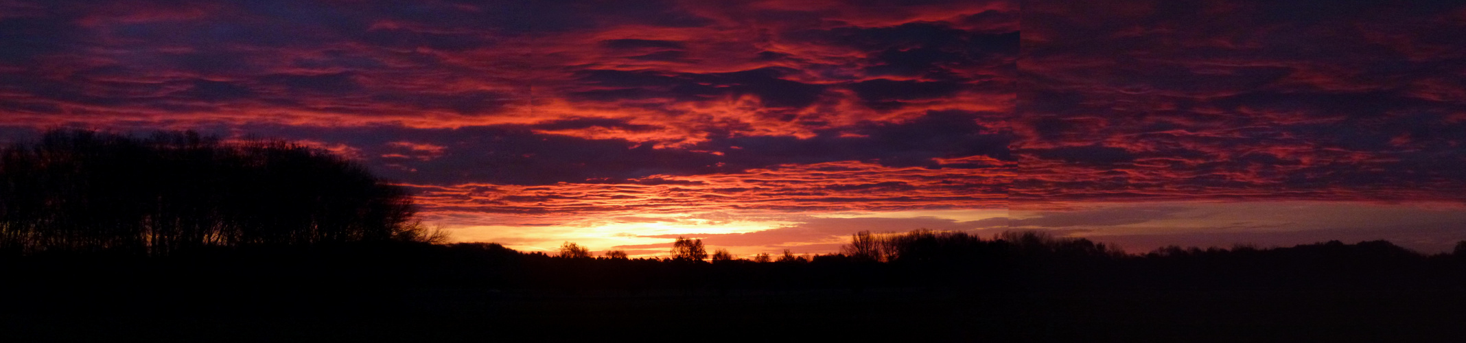 Tarmstedt Morgenhimmel im November 2016