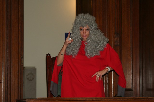 Tarnya as the hanging Judge