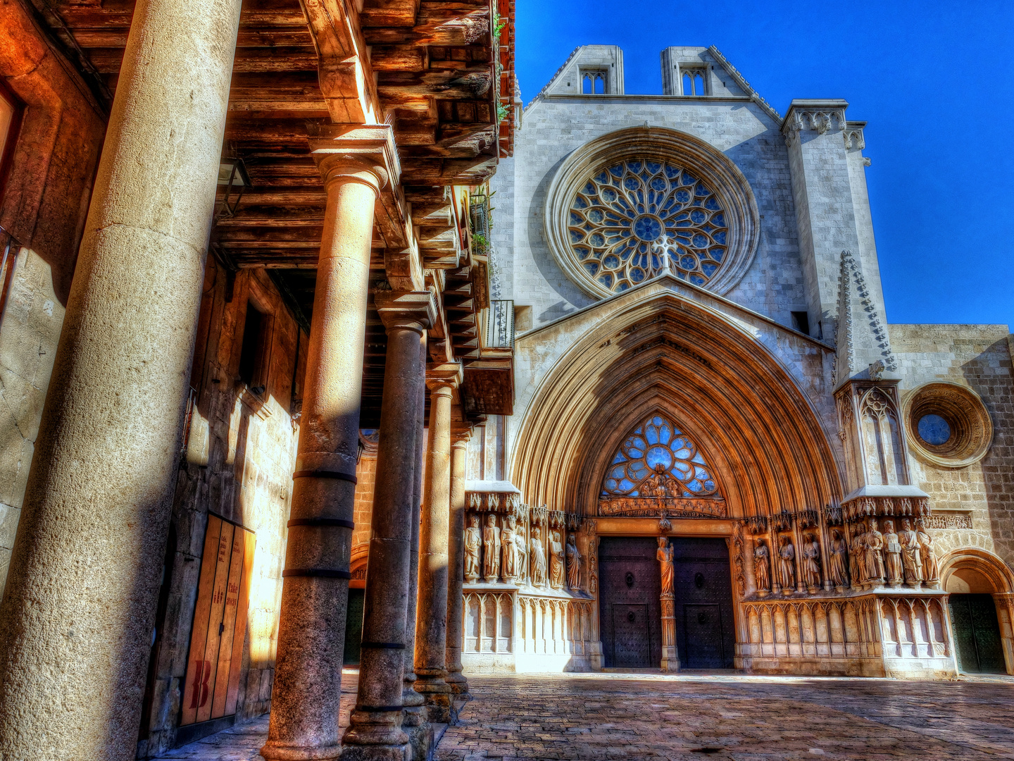 Tarragona - Catedral i porxos - Tarragonès