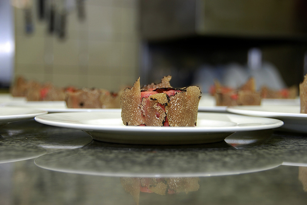 Tartar de filet de boeuf aux truffes