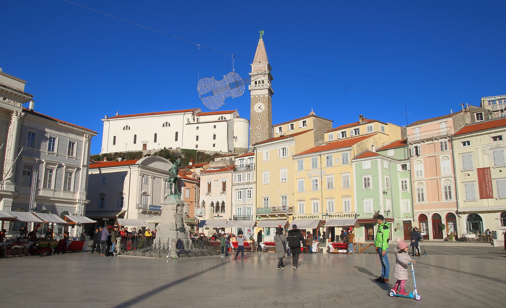 Tartini-Platz Piran Slowenien