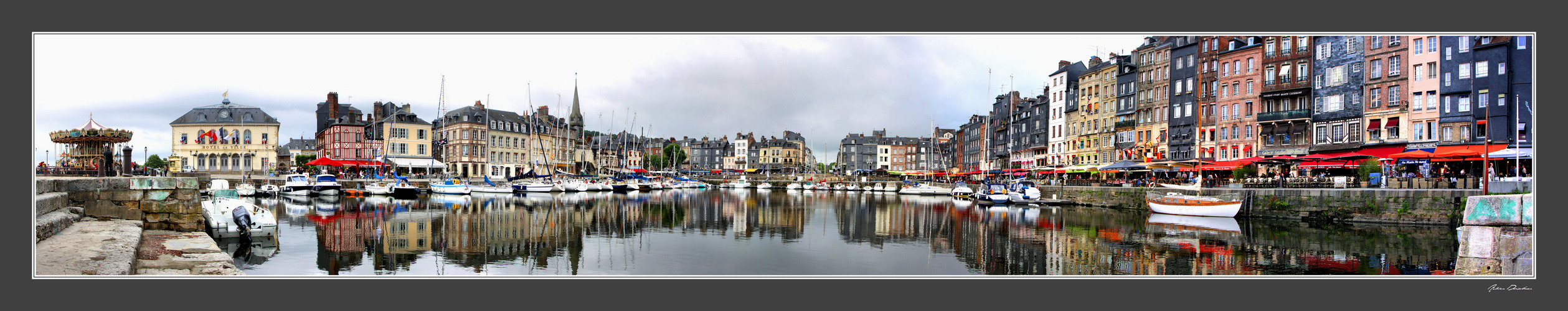 "T´as voulu voir Honfleur Et on a vu Honfleur..."     J.Brel