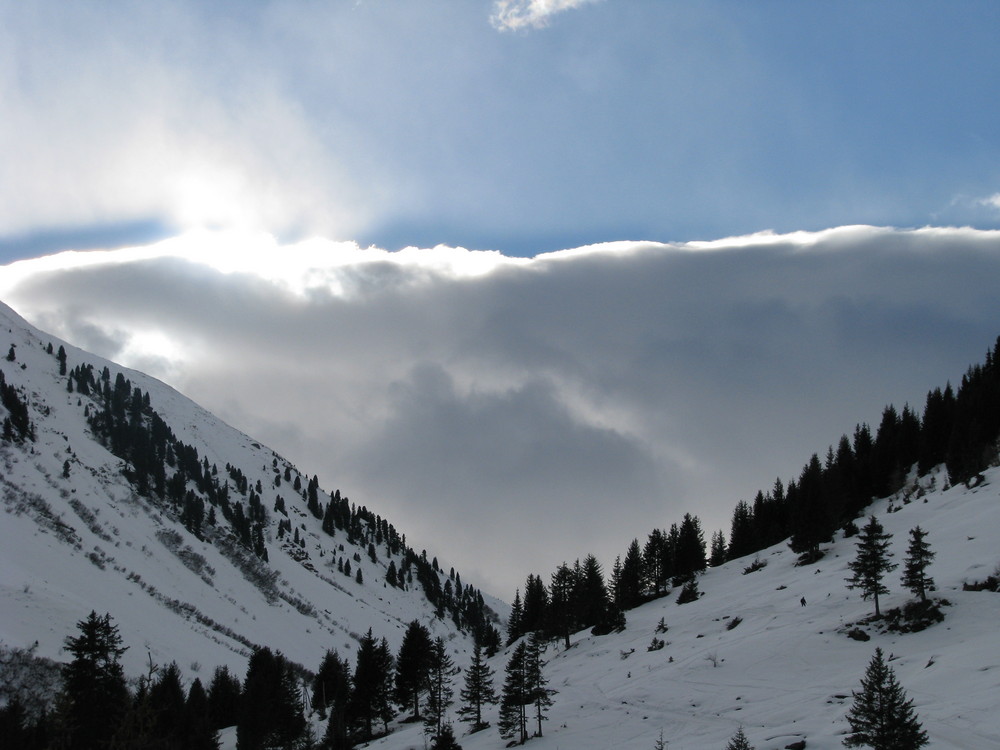 Taschachtal unter Wolken