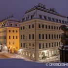 Taschenbergpalais im Winter