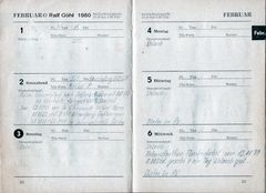Taschenbuchauszug 1. - 6. Februar 1980