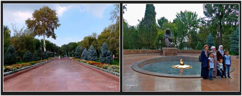 Taschkent - Parkanlage zu einem Denkmal für die Kriegsgefallenen