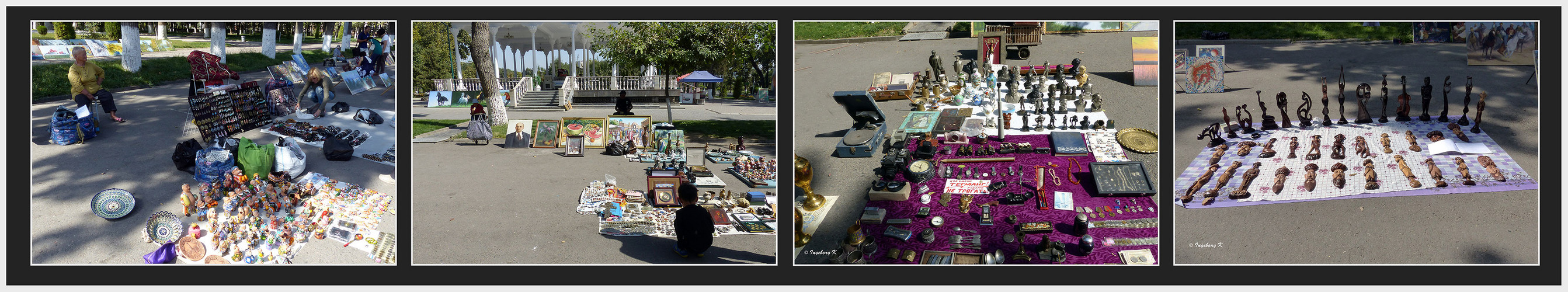 Taschkent - Trödelmarkt in einer Parkanlage im Zentrum