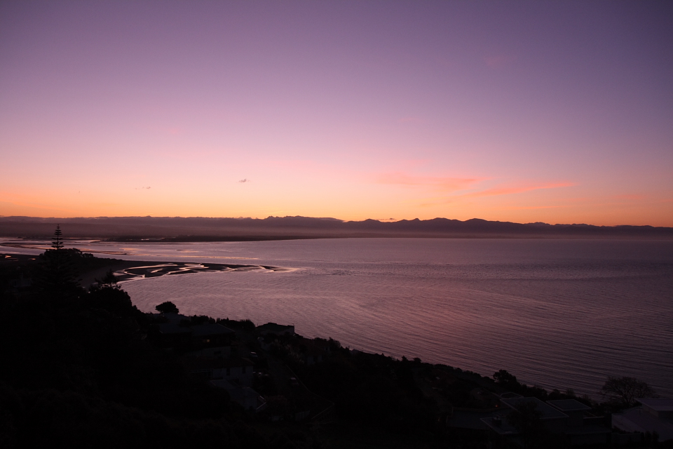 Tasman Bay with Tahunanui Sandspit (from Nelson)