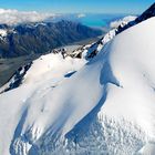 Tasman Glacier with view to the Lake Pukaki