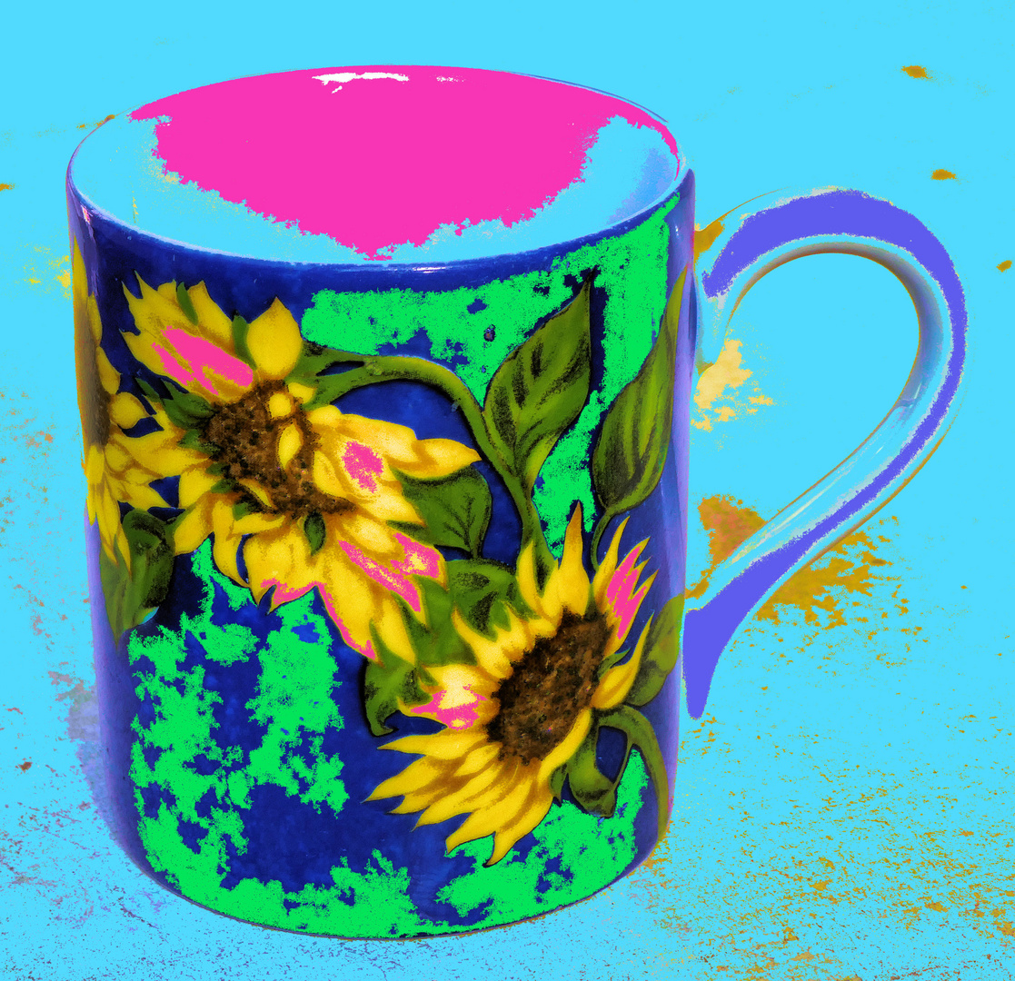 Tasse in Pop-Art