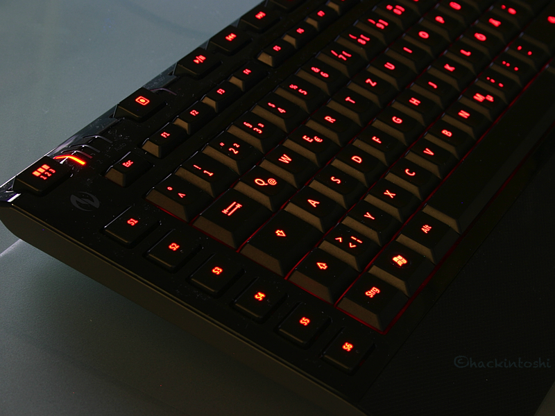 Tastatur rot beleuchtet