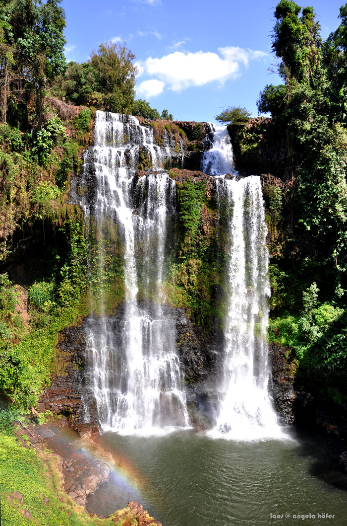 Tat Yuang Waterfall cascades