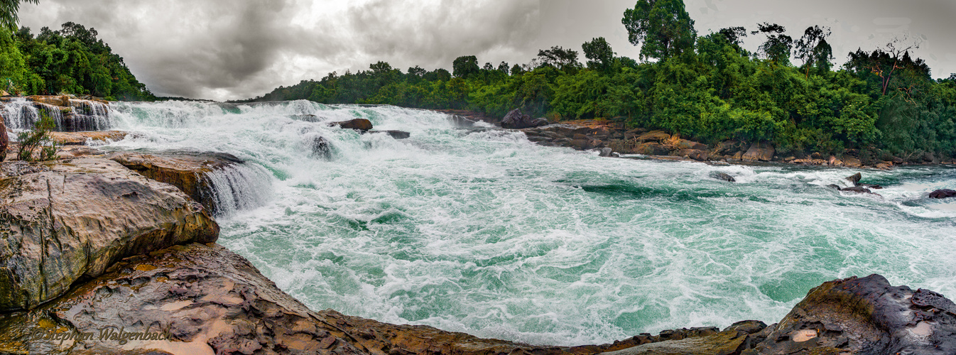 Tatai River Waterfalls  Koh Kong Cambodia