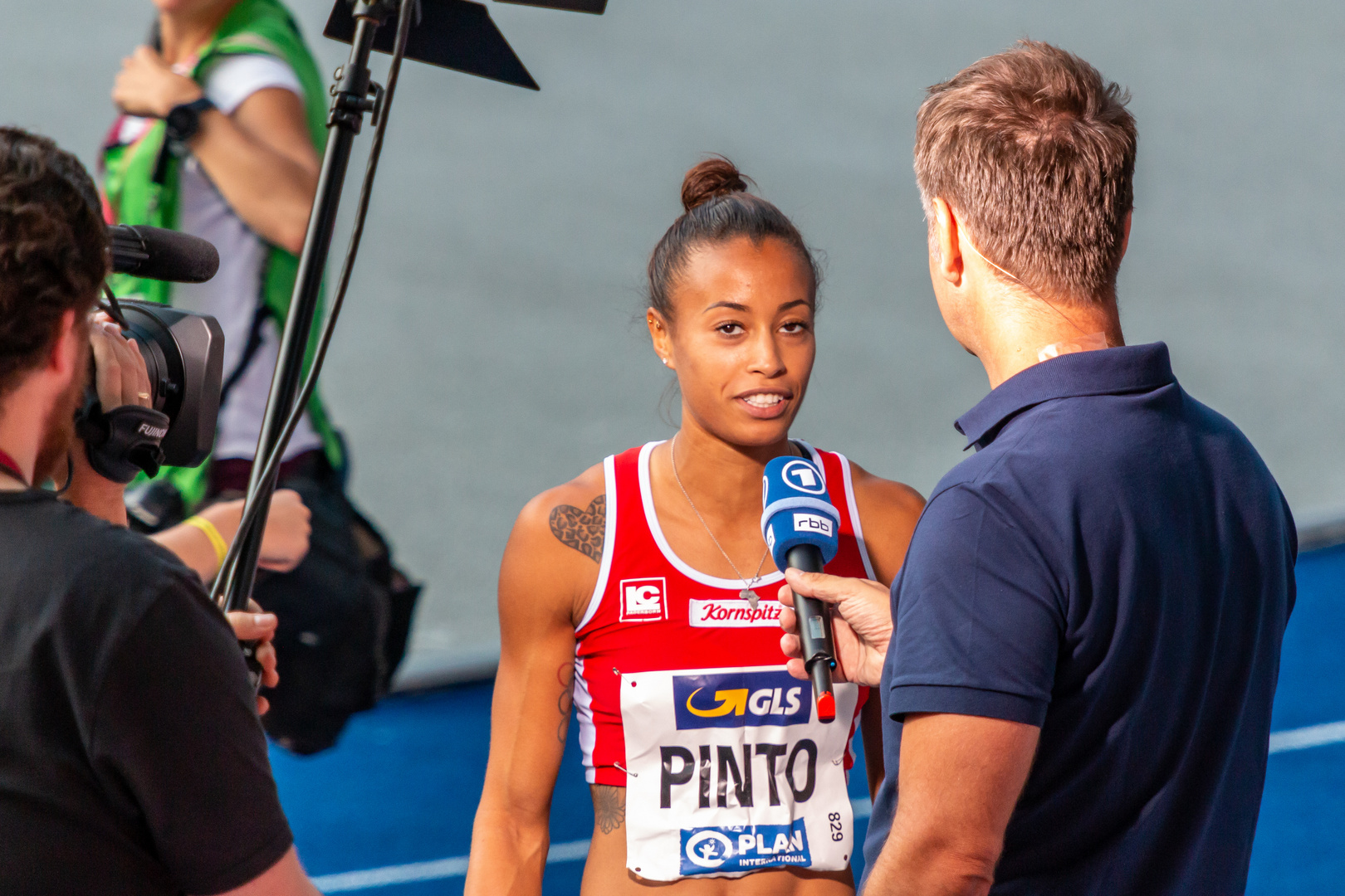 Tatjana Pinto - Deutsche Doppelmeisterin über 100 m und 200 m