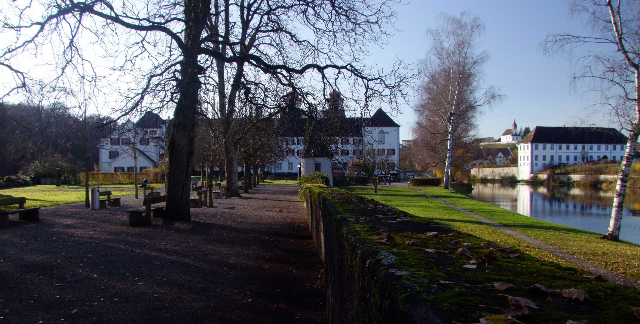 Tatort des "Kleinen Orangen" Kloster Rheinau