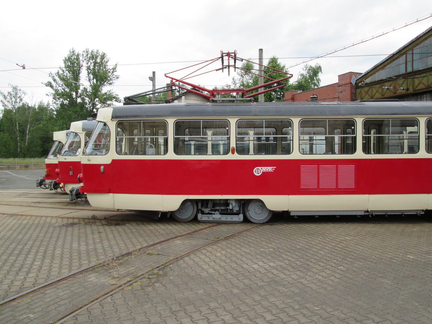 Tatra Straßenbahnen in Chemnitz Kappel - 21. Juni 2014