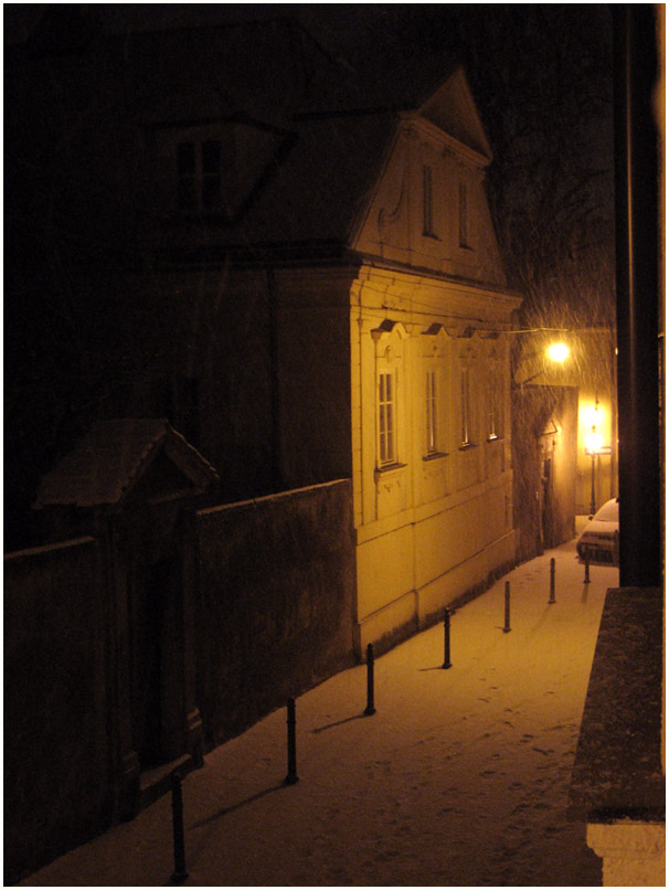 Tatsächlich! Es schneit!