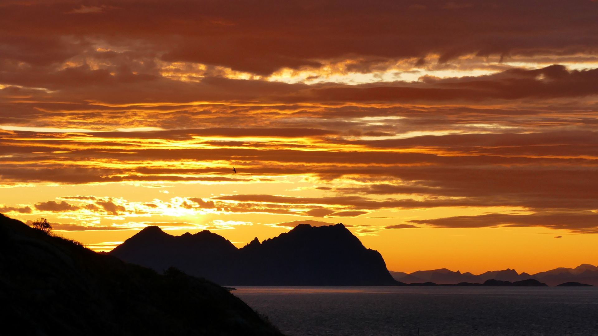 Tatsächlich Sonnenaufgang