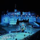 Tattoo 2024 Edinburgh - Castle in Blau