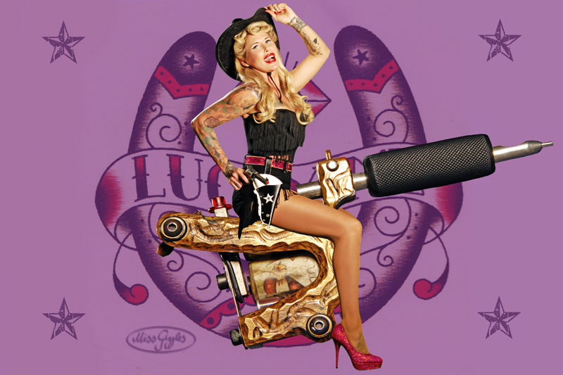 ... tattoo artist pinup...