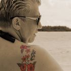 Tattoo in colorkey