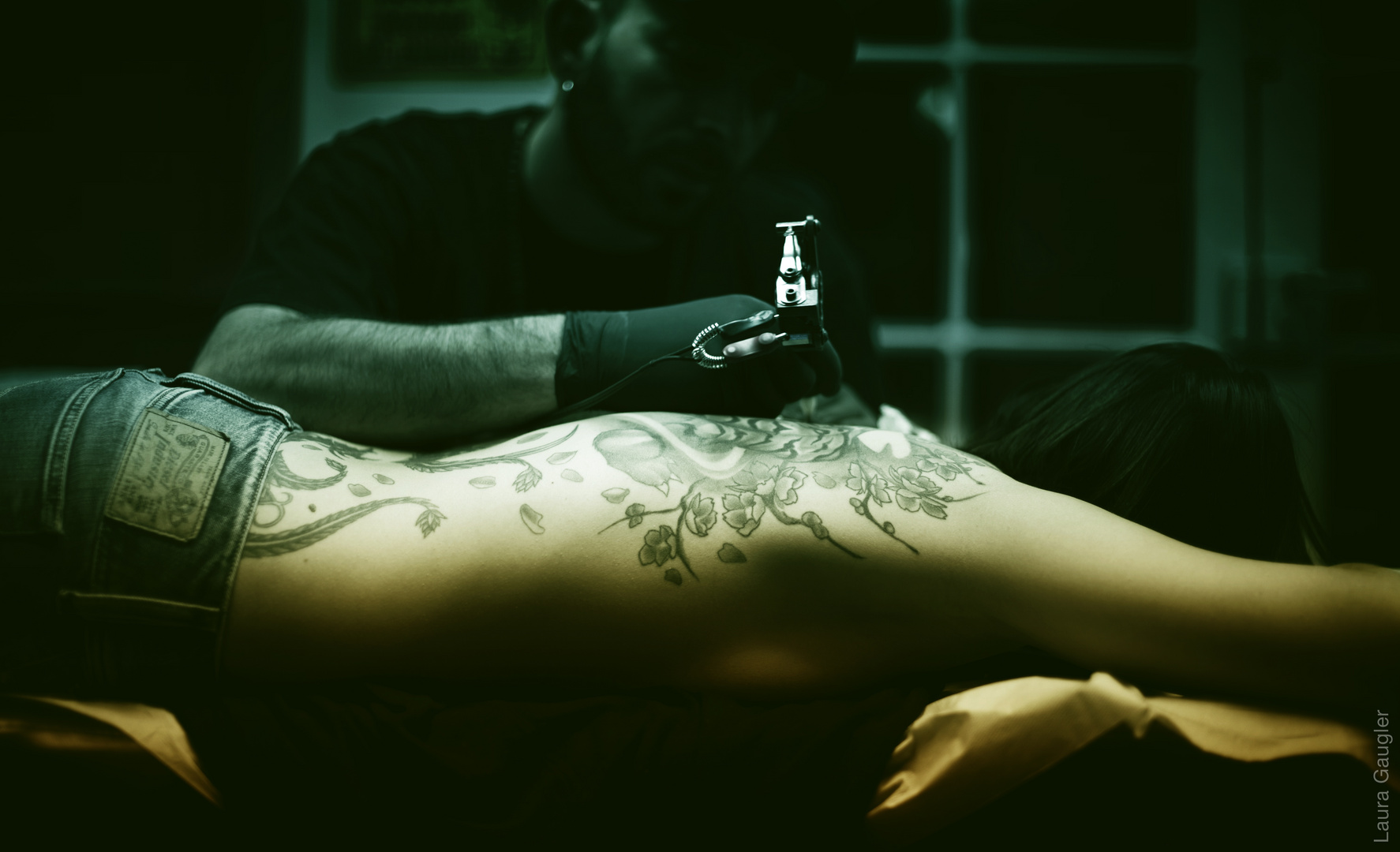 Tattoo scene...