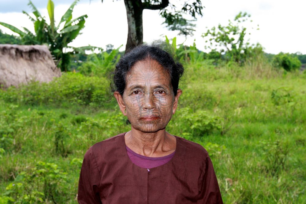 Tattoo Woman 4 -Mrauk U-Myanmar