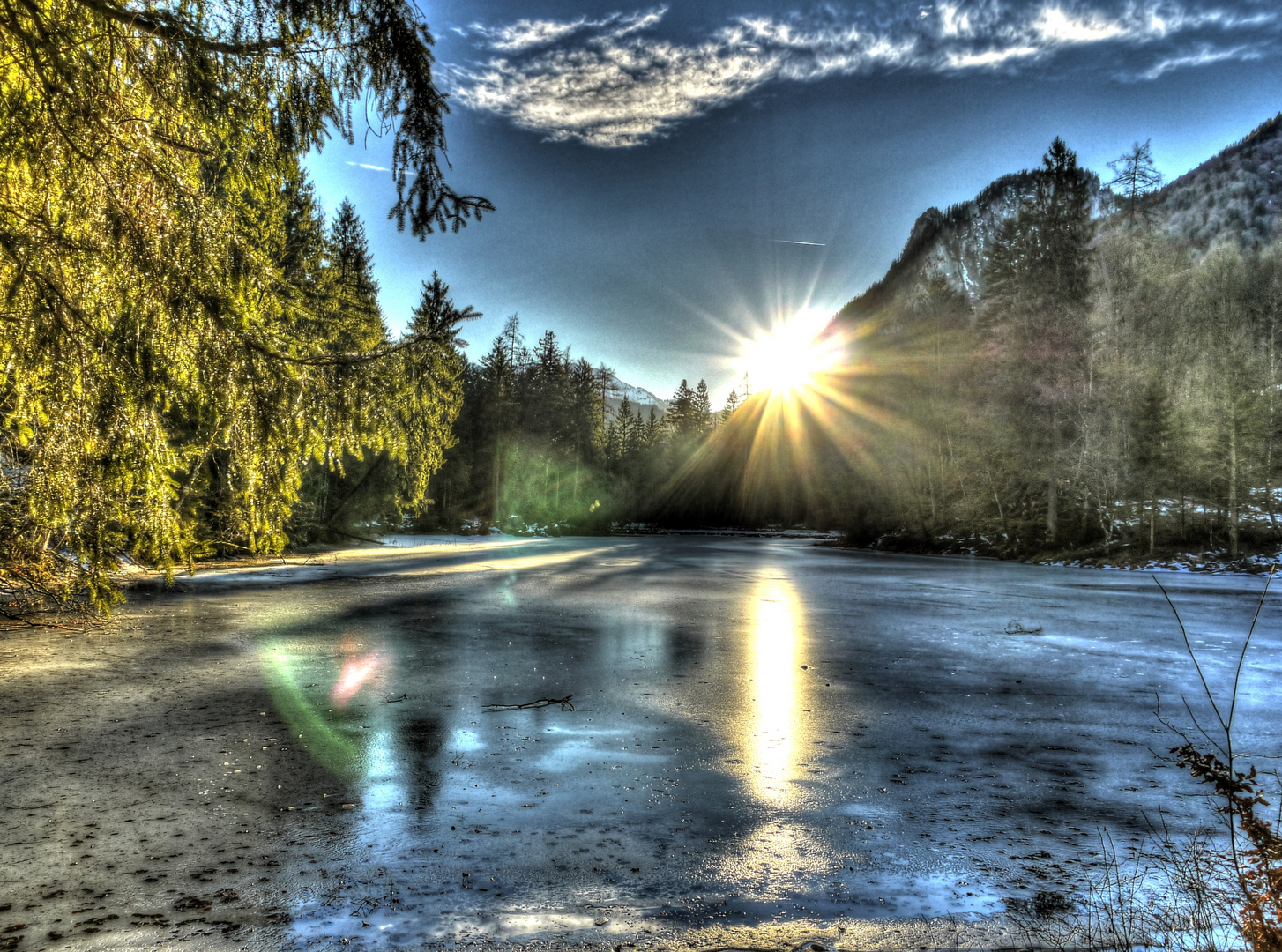 Taubensee am Rauschberg-Ruhpolding Dezember 2013