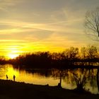 Taubergießen Sonnenuntergang