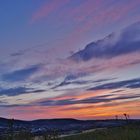 Taubertal nach Sonnenuntergang.