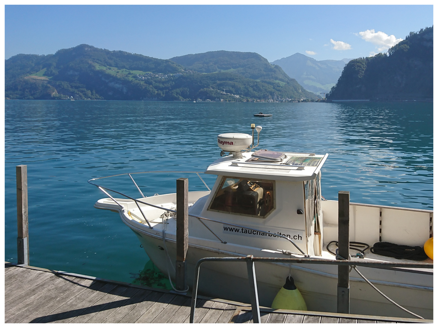 Taucharbeiten am Vierwaldstättersee