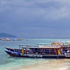 Tauchboote auf Gili Trawangan