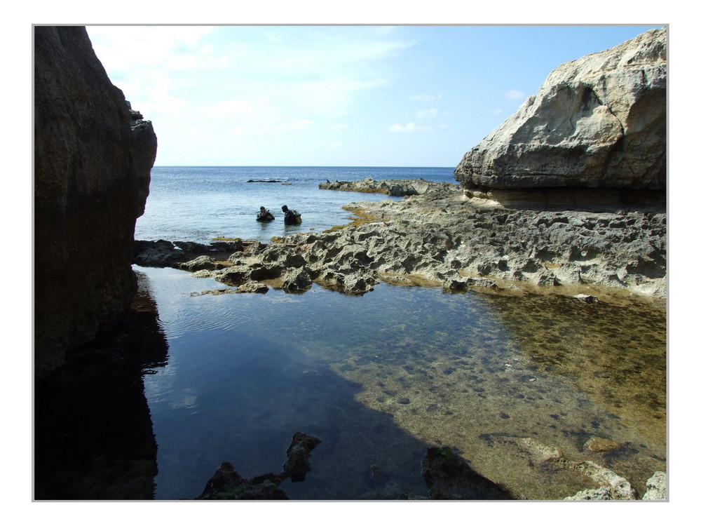 Tauchen auf Gozo ("Blaues Fenster" in Dwejra)