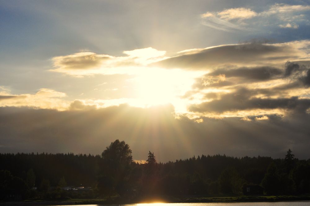 Tauchende Sonnenstrahlen...