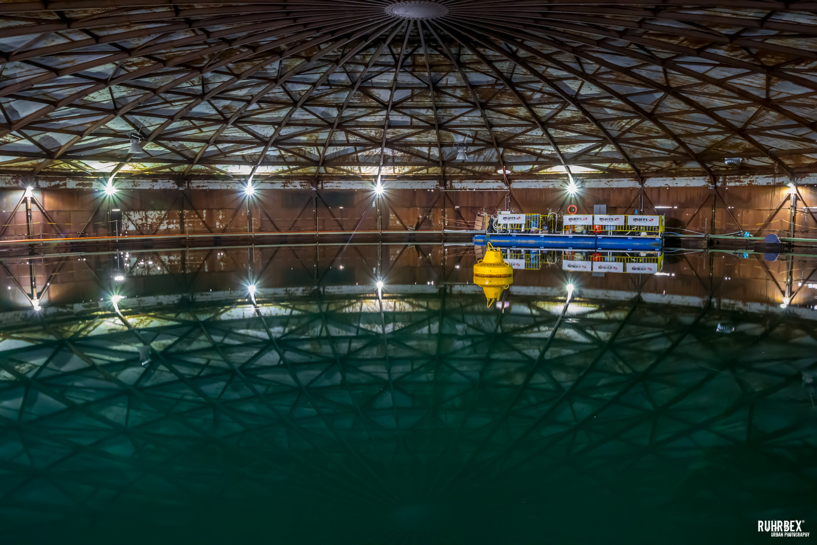 Tauchgasometer im Landschaftspark