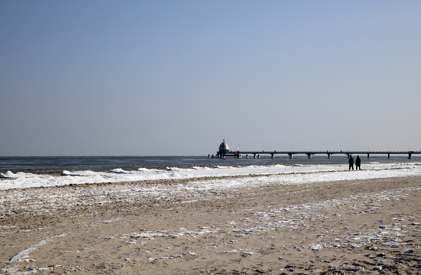 Tauchgondel an der Zinnowitzer Seebrücke auf Usedom