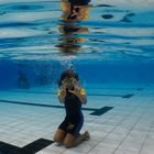Tauchübungen im Schwimmbad