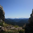 Tauernblick durchs Felsenfenster